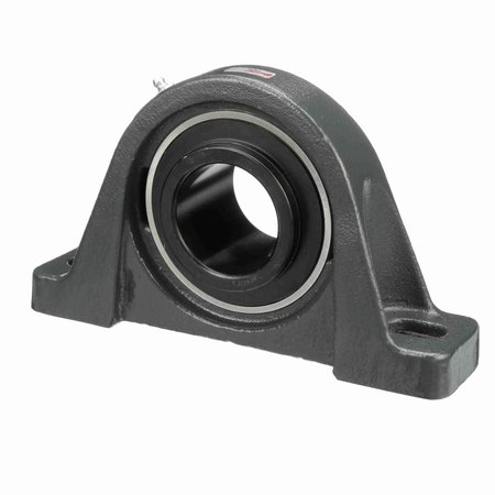 BROWNING Mounted Ball Bearing, Two Bolt Pillow Block, High Base, Setscrew, #VPS336 2-1/4 VPS336 2-1/4